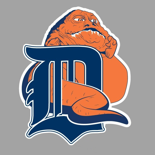 Detroit Tigers Star Wars Logo iron on transfers